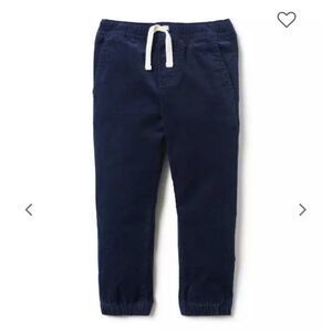 Janie and Jack boys size 6 navy cord joggers